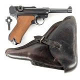 WWII German 1942 Mauser-Werke byf 9mm Luger Pistol