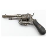 Antique Spanish 7mm 6-Shot Pinfire Revolver
