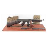 WWII M1A1 Thompson Parts Kit w/ Display & Accessor