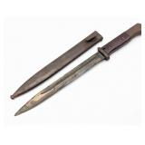 WWII German K98 43FFC Bayonet with Matching Sheath