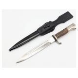 WWII German Puma Stag Dress Bayonet w/ Scabbard &