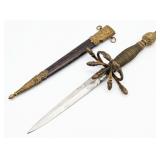 WWI Era German Hunting Dagger w/ Scabbard