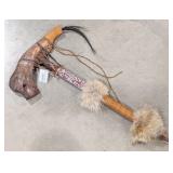 Modern Native American Buffalo Jaw Tomahawk