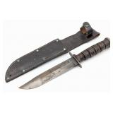 Vietnam War U.S. Camillus Ka-Bar Fighting Knife w/