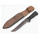 WWII Pacific Theater Fighting Knife w/ Sheath