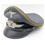WWII German Luftwaffe Signal Corp Officers Cap