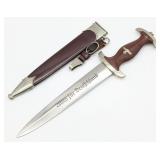 WWII German Christianswerk SA Dagger w/ Scabbard &