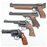 (4) Various Brand BB Air Pistols & Revolvers