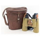 WWII Russian Model B 7x50 Binoculars w/ Case