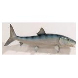 Vtg Bonefish Real Skin Taxidermy Mount