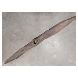 WWII Battle Worn Sensenich Bros Airplane Propeller
