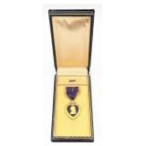 US Military Merit Purple Heart w/ Acorn, Collar Pi