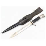 WWII German E. Pack & Sohne Dress Bayonet w/ Scabb