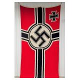 WWII German 16ft NSDAP Kriegsmarine Banner Flag