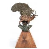 1999 Fred Boyer Bronze African Bongo Antelope Ante
