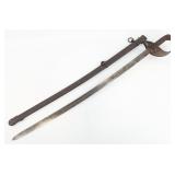 Austrian M1858 Heavy Cavalry Saber w/ Scabbard