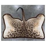 Gorgeous 10ft African Giraffe Hide Rug w/ Tail on