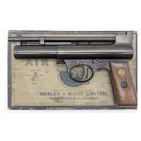 Webley & Scott Mark I .22 Cal Air Pistol w/ Origin