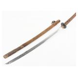 1850 Minamoto Kiyomaro WWII Outfitted Katana w/ Sc