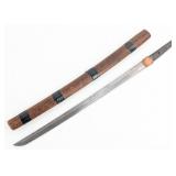 Antique Toyoshu Fujiwara Masayasu Wakizashi w/ Sca