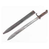 WWI German M1898/05 Butcher Blade Bayonet w/ Scabb