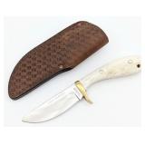 Buck Custom Pro Series Red Head Smooth Stag Skinne