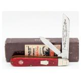 Ltd 2008 Schatt & Morgan Badger Knife Club Red Bon