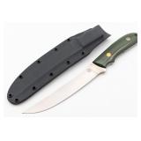 Dozier Knives Green Micarta K-23 Fillet Knife w/ K