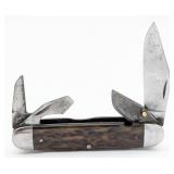 Antique Cattaraugus Jigged Bone Scout Knife
