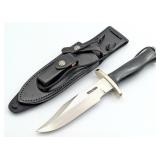 Randall Black Micarta Buxton Fighter w/ Sheath