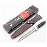 Valor Mfg Force Fighting Knife w/ Sheath & Box