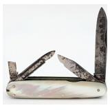 Antique H. Boker & Co. Mother of Pearl Utility Kni