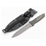 EK Knives Black Linen Micarta Limited Edition Figh