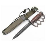 WWII US Soldier Custom Camillus M4 Knuckle Bayonet