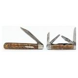 Antique Cattaraugus Jigged Bone Scout D2589 & Jack