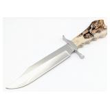 Pete Semich Large Stag Bowie Knife