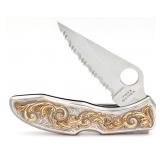 Custom Spyderco AUS-6 Endura Folding Knife