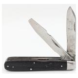 Antique Cattaraugus Ebony Wood Jack Knife