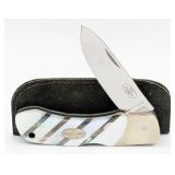 Fallkniven Mother of Pearl & Abalone Lockback Fold