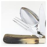 Coricama Italy Horn Handle Hobo Trapper