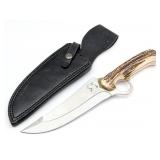 Jefferson Spivey J. Sims Sabertooth Knife w/ Sheat