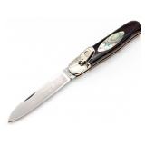 Boker Tree Brand Abalone Shield File Worked Lever