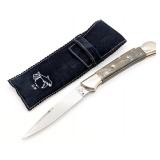 Dolphin DM Arosa Italian Horn Handle Switchblade w