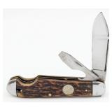 Antique Remington Jigged Bone Advertising Easy Ope