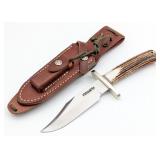 Randall Model 15 Stag Airman Knife w/ Sheath