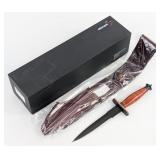 Boker Plus V-42 Fighting Knife w/ Sheath & Box