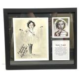 Shirley Temple Signed Black and White Photograph