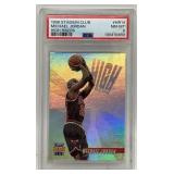 1996 Michael Jordan Stadium Club Basketball PSA 8