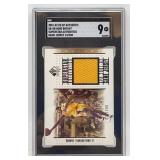 2001 Kobe Bryant SP Authentic SGC 9 MT Game Jersey