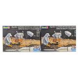 (2) 1/48 Revell Apollo Lunar Module Eagle & Spacec